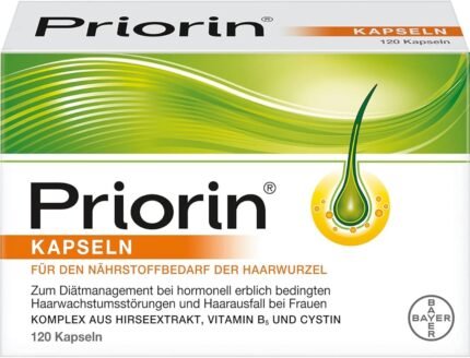 Priorin Capsules - 120 Capsules Pack